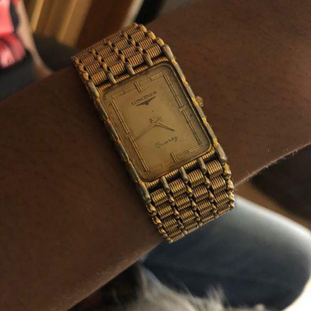 Classic quarts square Longines watch